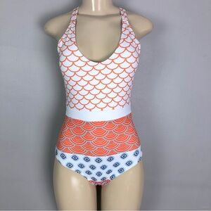NWT Cupshe Mermaid One Piece Swimsuit Size S